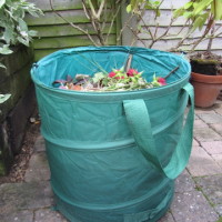 My temporary compost bin